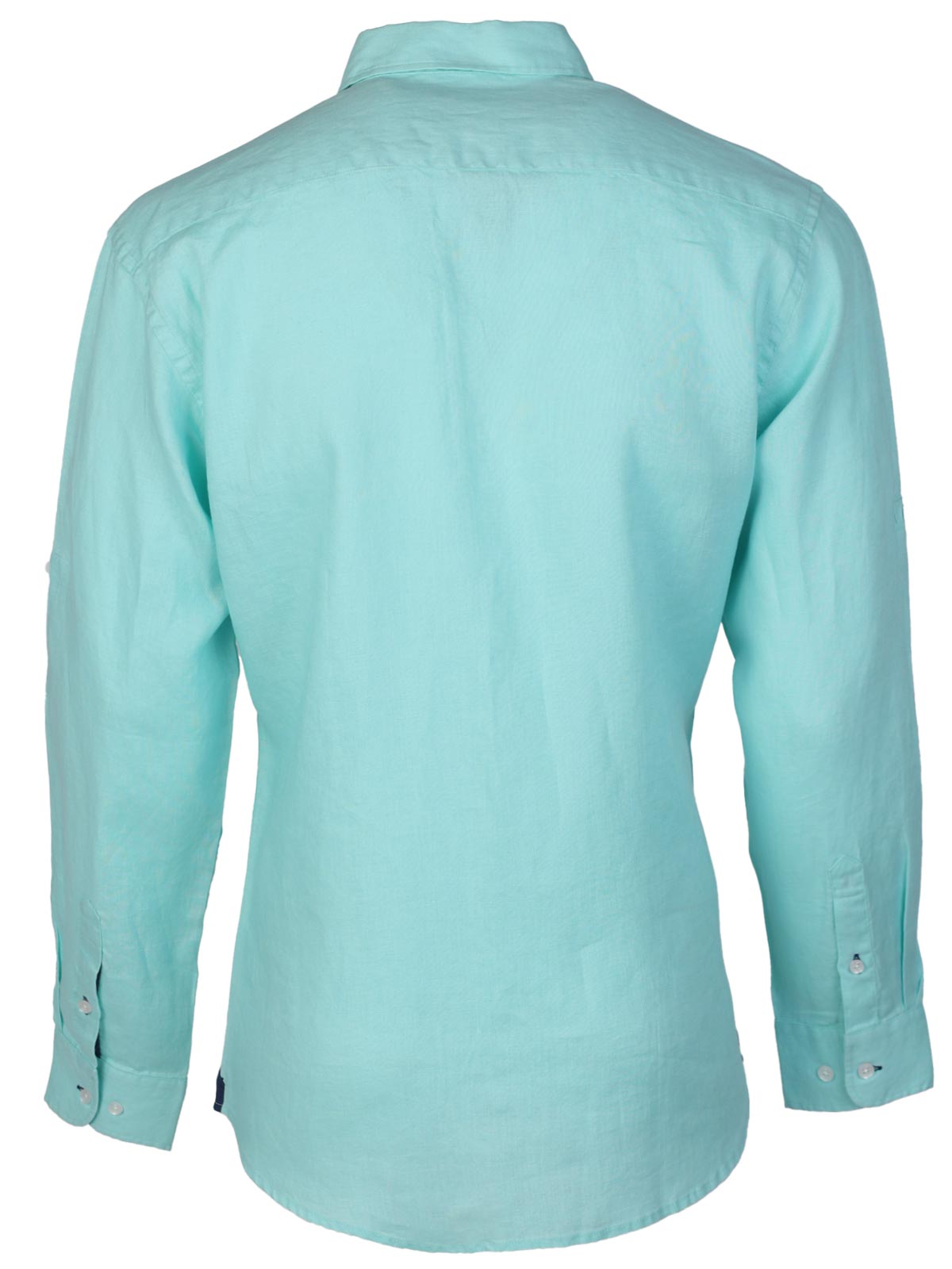 Linen Shirt in Light Mint Green