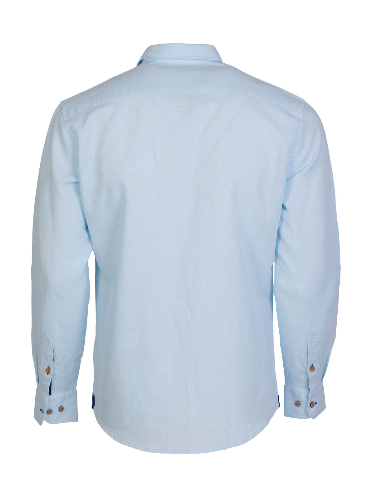 Men's Light Blue Linen Shirt