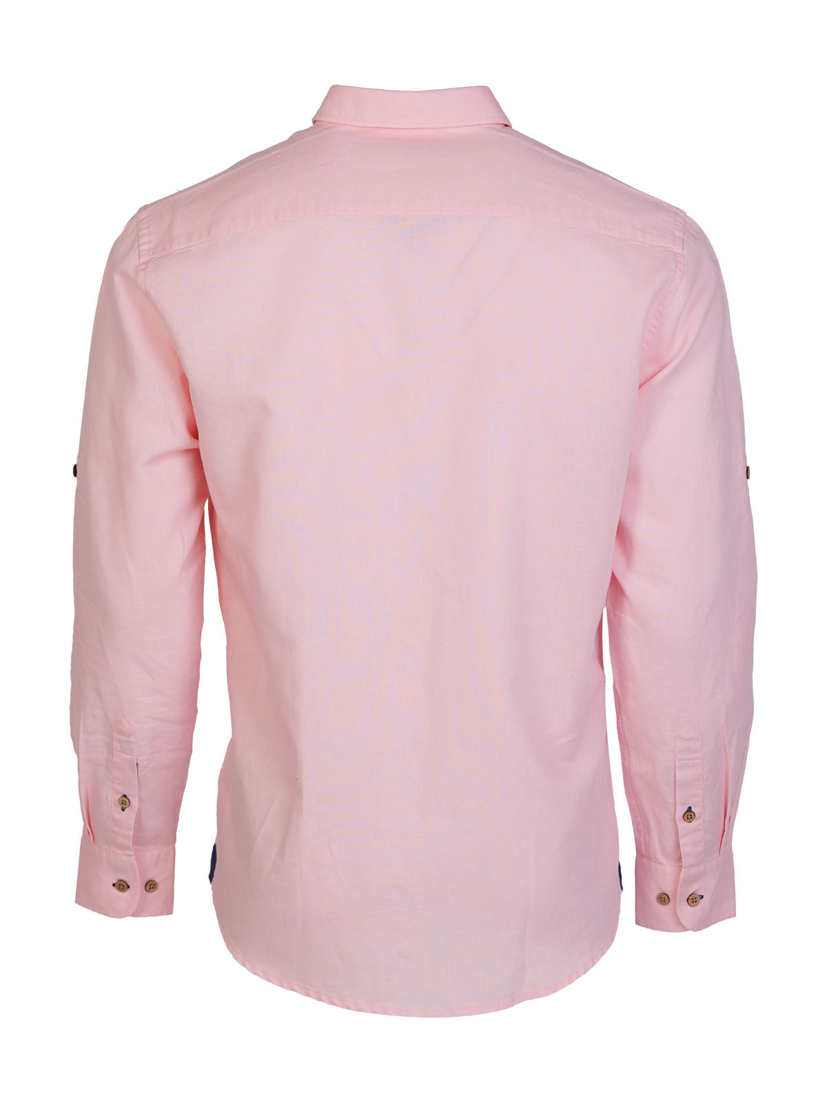 Men's Pink Linen Shirt