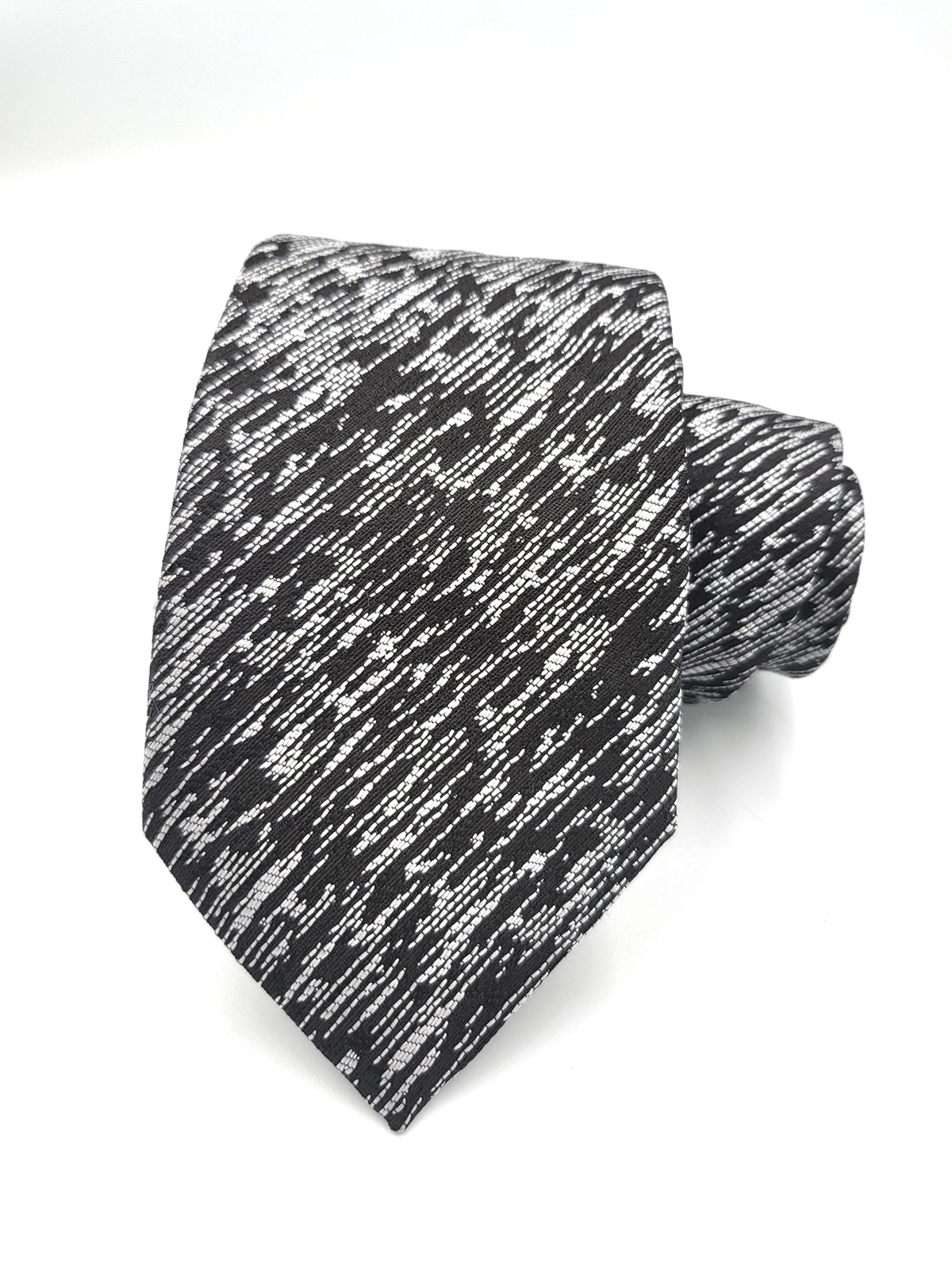 Cravată în alb și negru - 10011 - € 18.00 img1