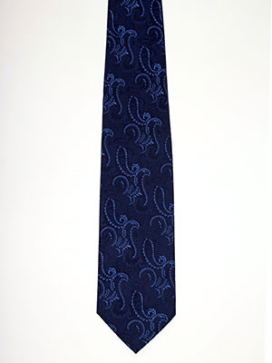  cravată jacquard în paisle bleumarin  - 10023 - € 14.06