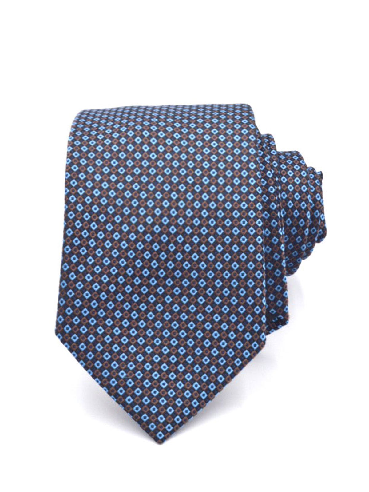 Tie in dark blue with figures - 10024 - € 18.00 img1