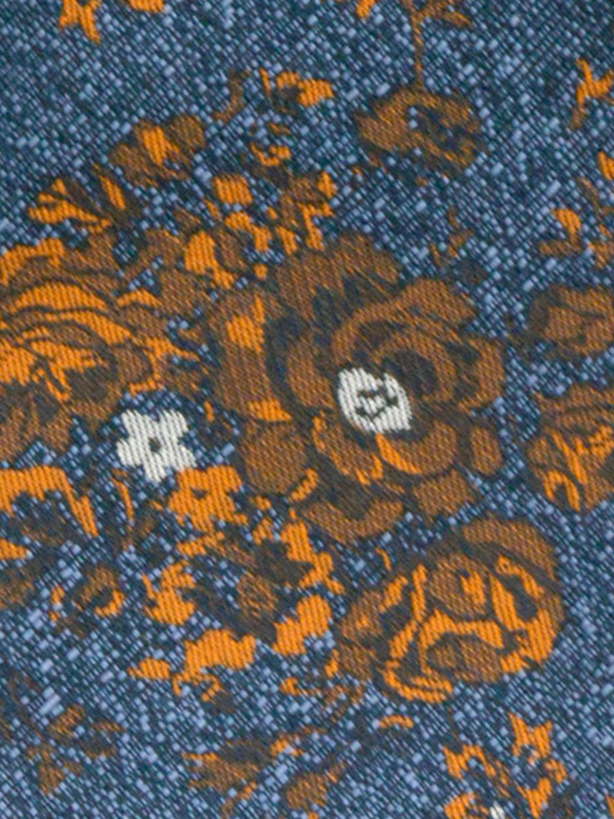 Cravata albastra cu imprimeu floral - 10056 - € 14.06 img2