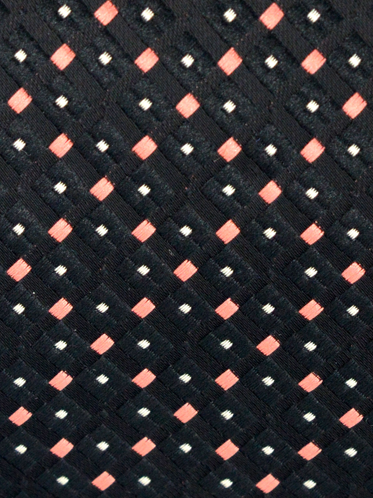  γραβάτα σε μαύρο χρώμα με κοραλί και λε - 10078 - € 14.06 img2