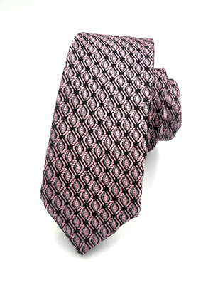 Tie in pink with figures - 10083 - € 14.06