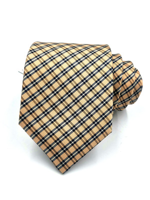 Cravată în carouri bej - 10097 - € 14.06