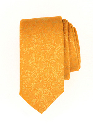  cravata in paisley galben inchis  - 10155 - € 14.06