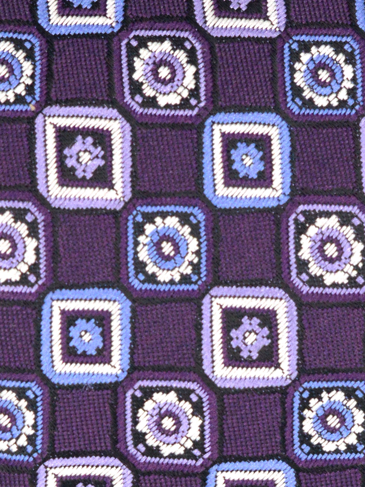  tie in dark purple flowers and square  - 10156 - € 14.06 img2