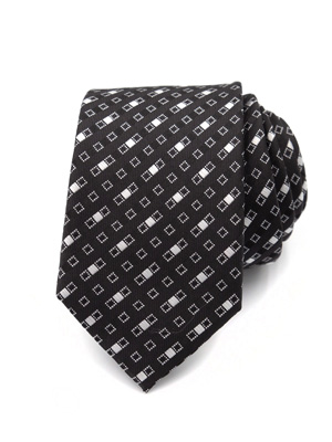 Μαύρη τετράγωνη γραβάτα - 10165 - € 14.06