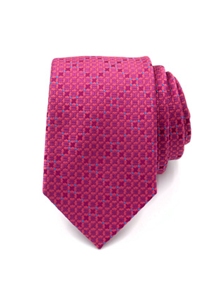 Cravată în ciclamen în figuri colorate - 10167 - € 14.06
