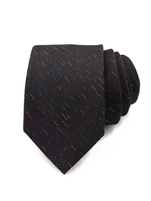 Δομημένη γραβάτα με χρωματιστές κλωστές - 10172 - € 14.06