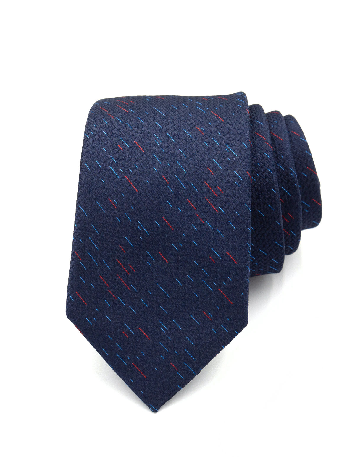 Cravată albastră structurată - 10174 - € 18.00 img1