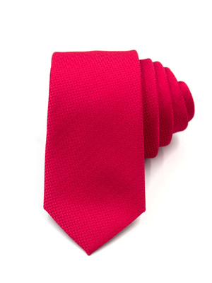 Δομημένη γραβάτα σε κόκκινο χρώμα - 10176 - € 14.06