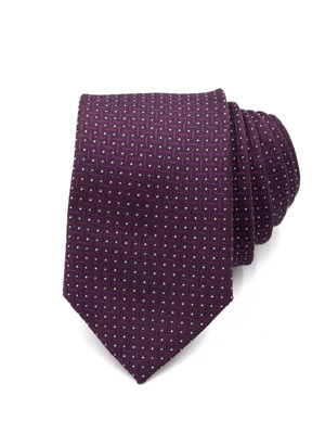 Jacquard tie in purple - 10183 - € 14.06