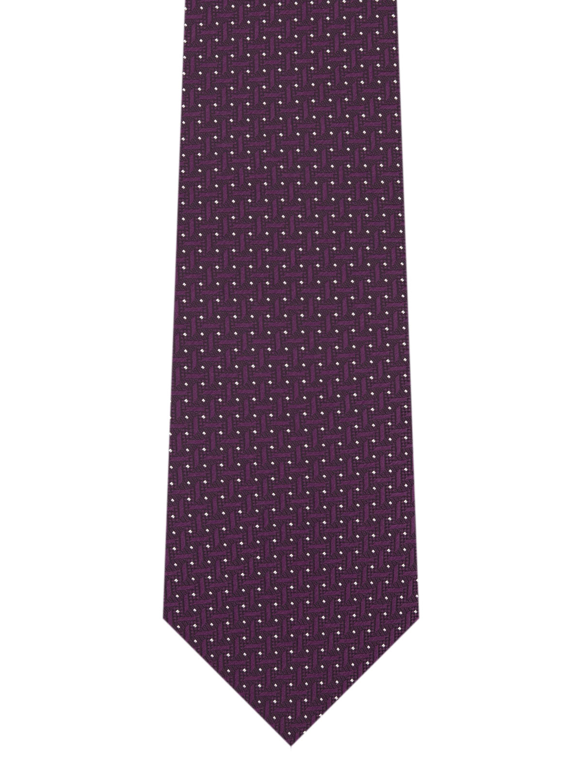 Jacquard tie in purple - 10183 - € 14.06 img2