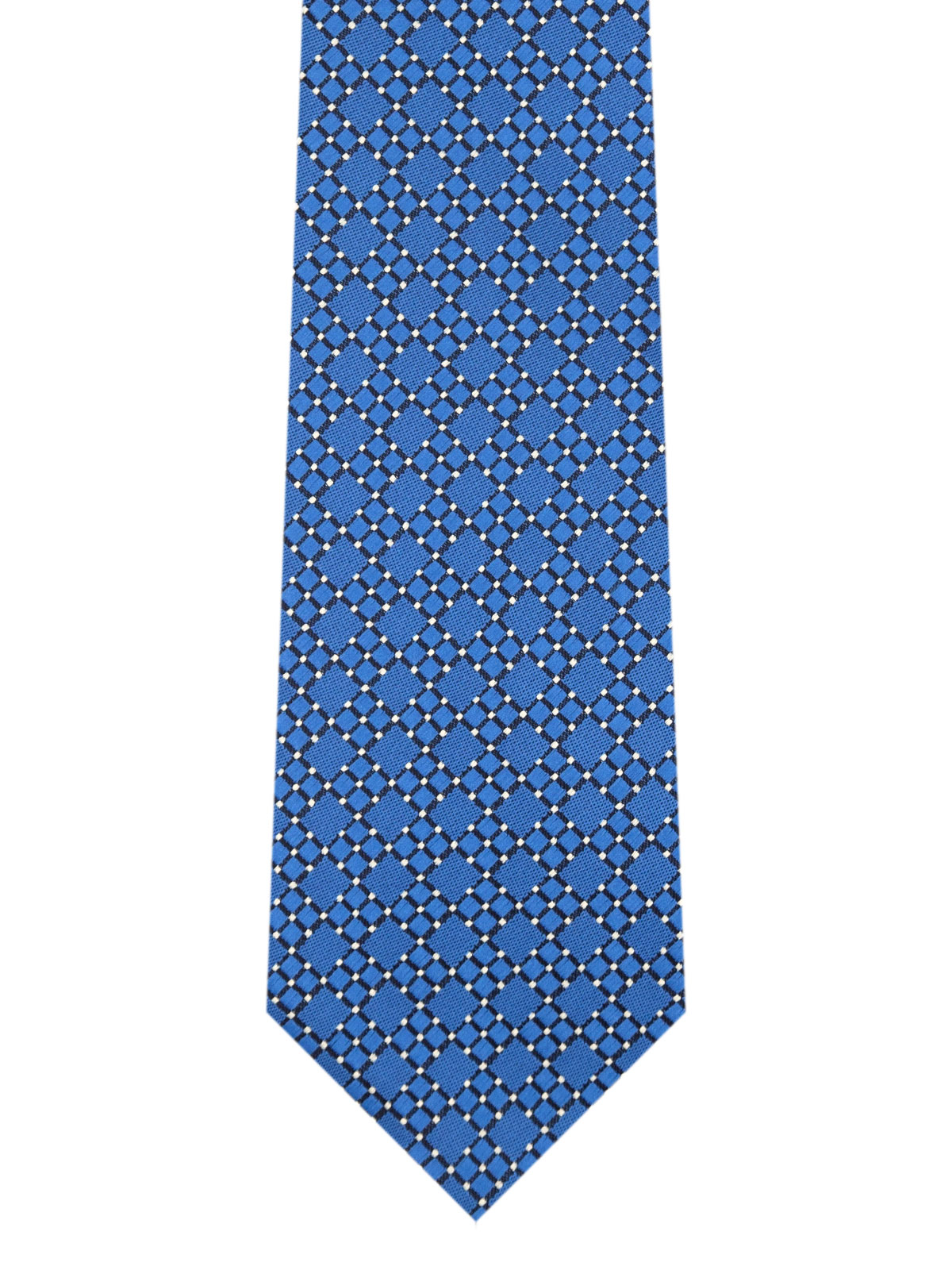 Necktie in petrol with beige shapes - 10197 - € 14.06 img2