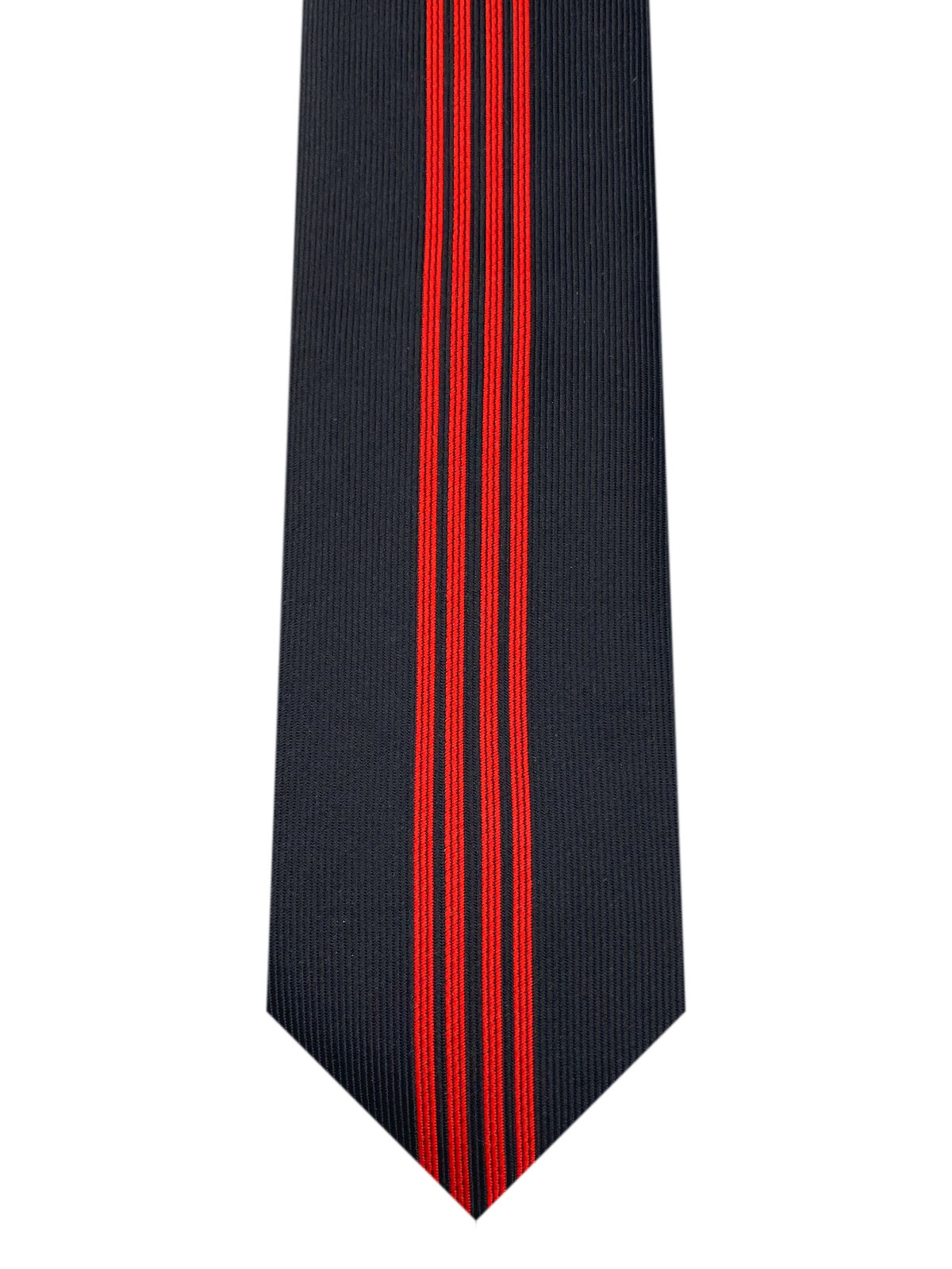 Κόκκινη ριγέ ζακάρ γραβάτα - 10205 - € 14.06 img2