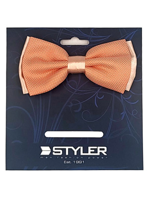Elegant bow tie in coral - 10250 - € 13.50