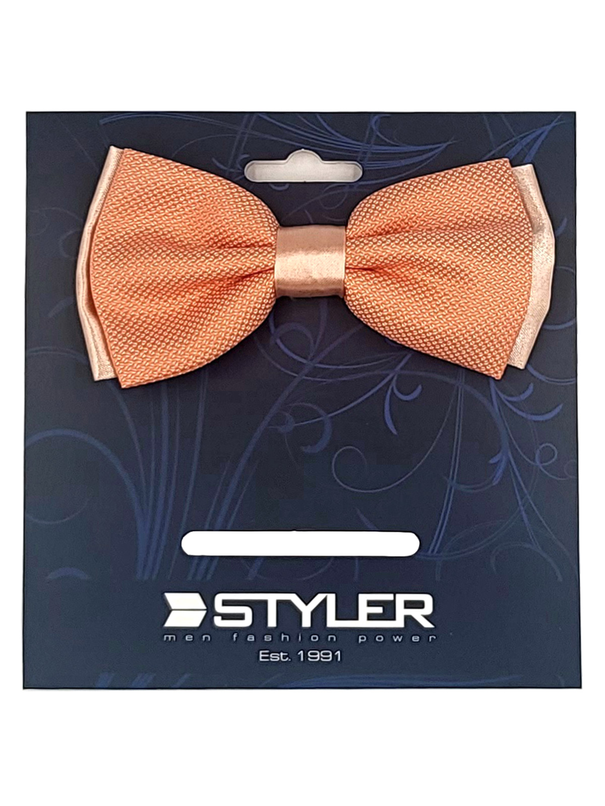 Elegant bow tie in coral - 10250 - € 13.50 img1