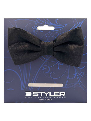  black satin bow tie  - 10252 - € 13.50