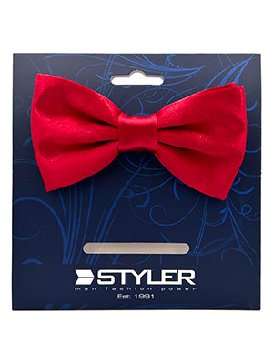  satin bow tie in red  - 10255 - € 13.50