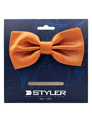  stylish bow tie in dark orange  - 10262 - € 13.50
