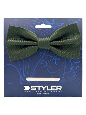  structured bow tie in green  - 10265 - € 13.50