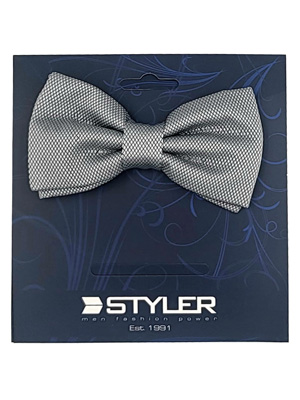 Clean bow tie in gray - 10279 - € 13.50