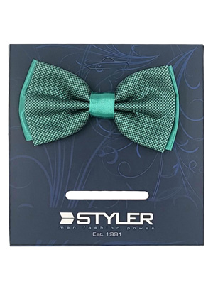 Elegant bow tie in green - 10297 - € 13.50