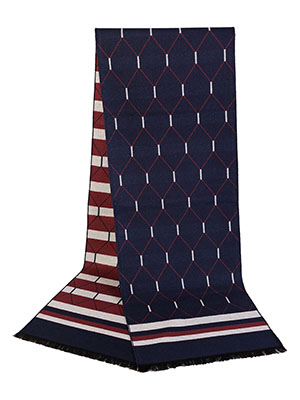 Dark blue figure scarf lux - 10316 - € 24.75