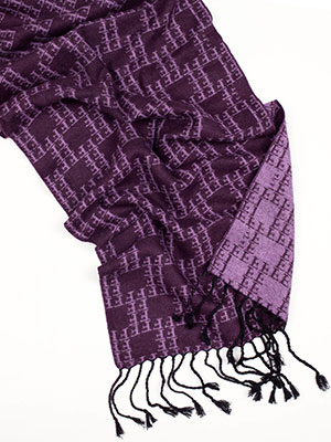  purple scarf  - 10318 - € 6.75
