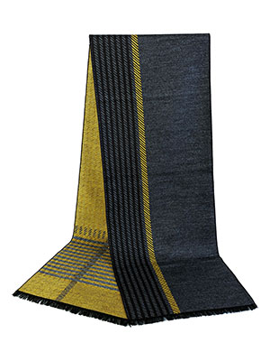 Figural scarf in graphite lux - 10325 - € 24.75