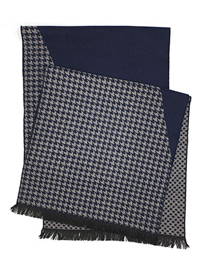 Shawl in figures and dots - 10331 - € 19.68