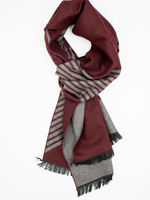  elegant men's winter scarf  stripes  - 10362 - € 19.68
