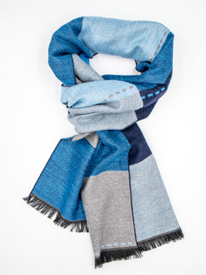  light blue men's scarf  - 10369 - € 19.68