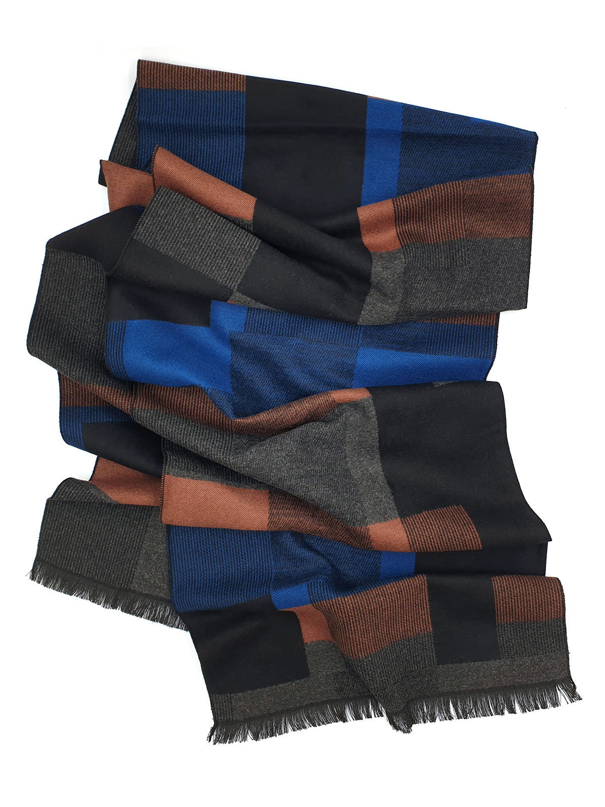 Spectacular winter scarf oil and brown - 10372 - € 19.68 img2