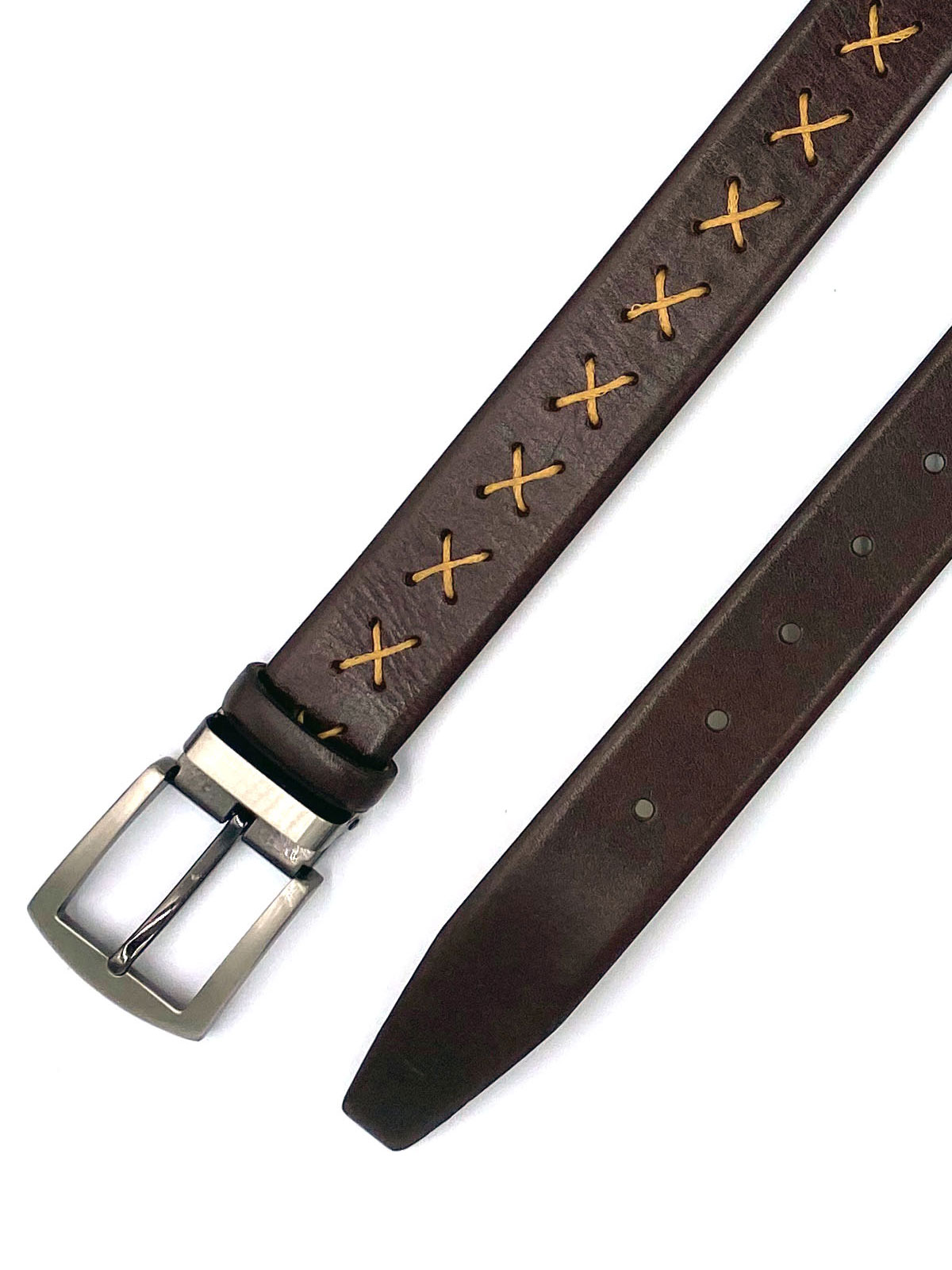 Belt in dark brown with decoration - 10414 - € 10.12 img3