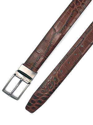 Curea din piele embosată - 10415 - € 10.69 img3