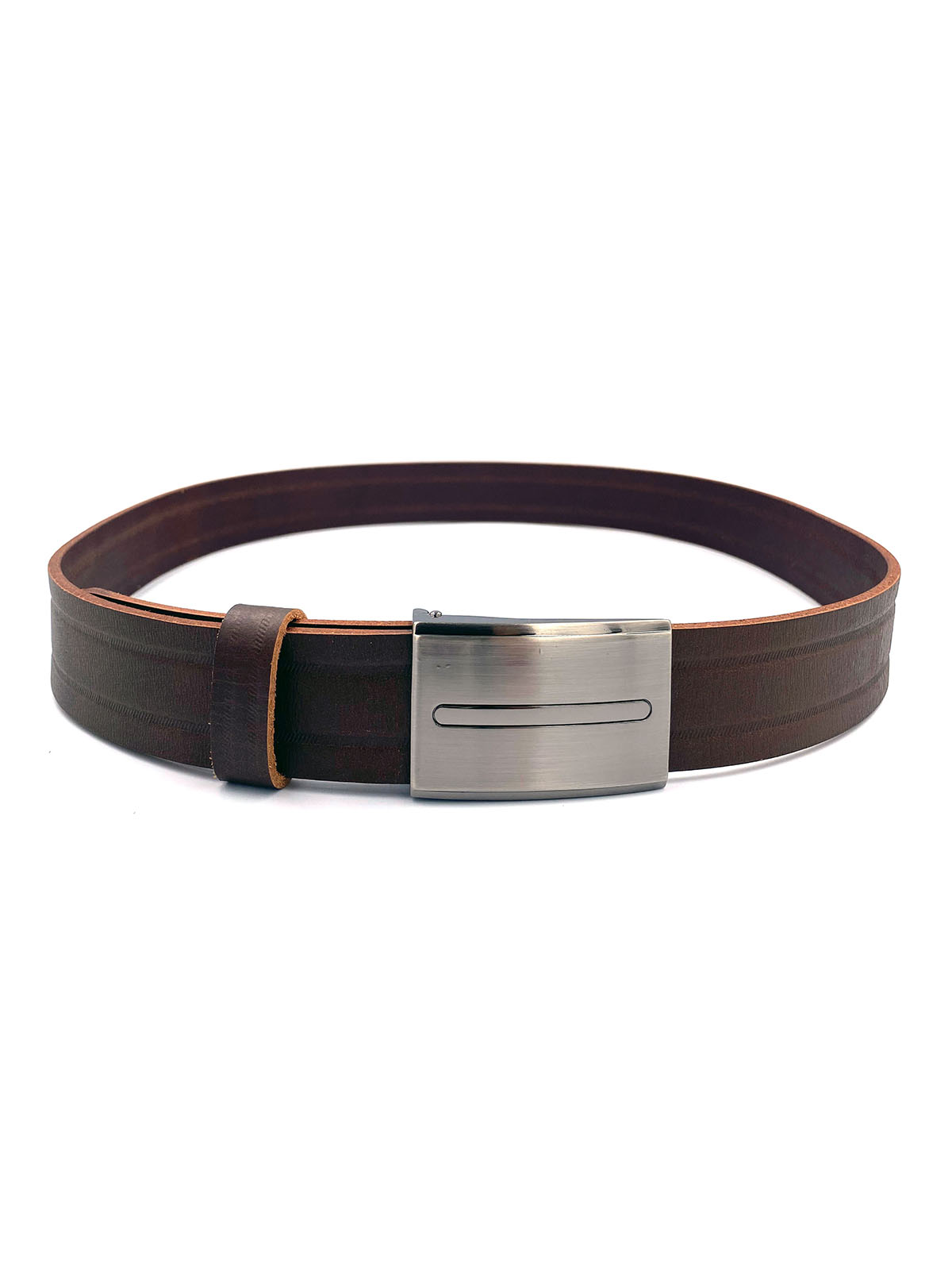 Belt in brown with metal plate - 10420 - € 21.37 img2