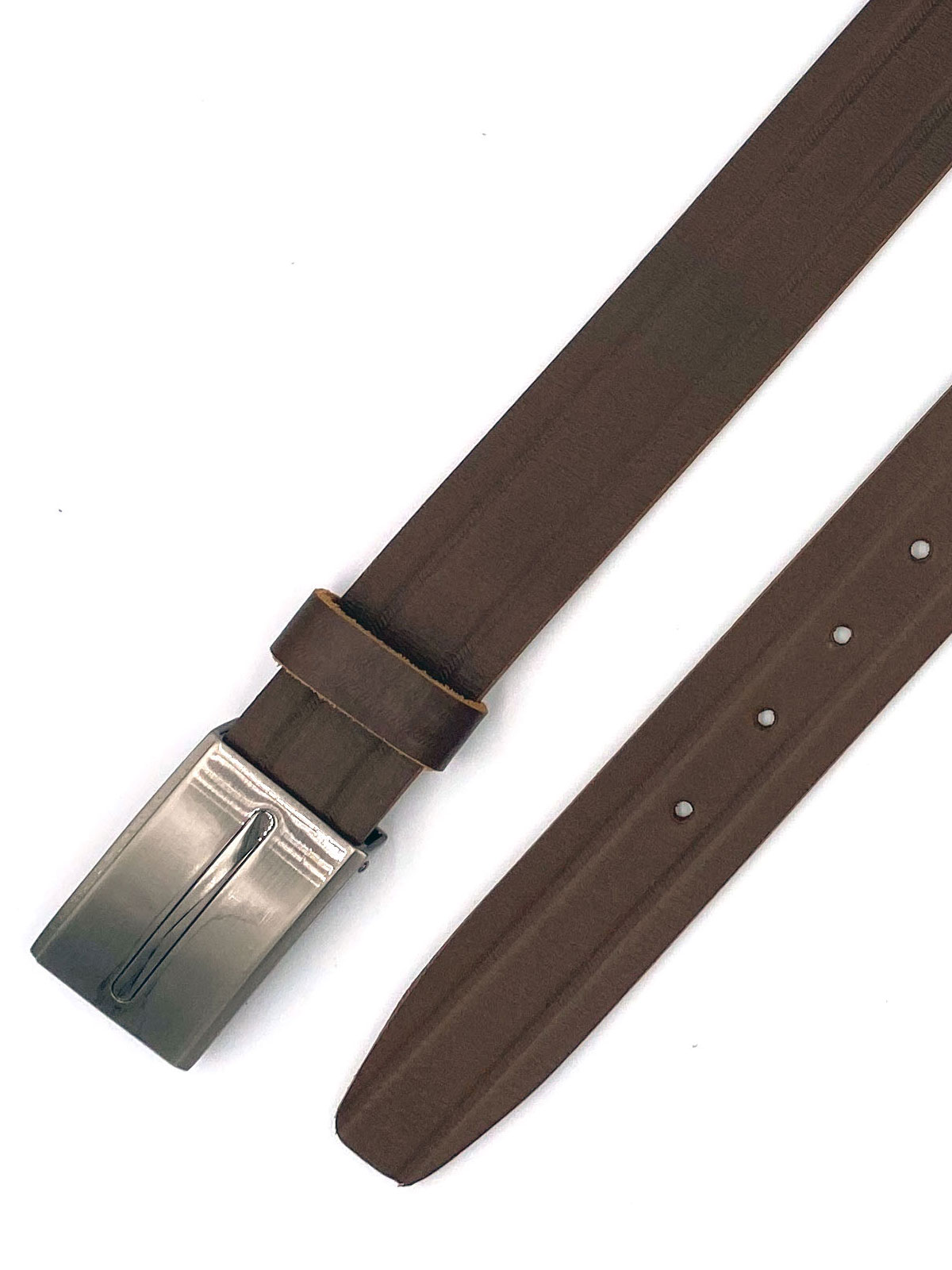 Belt in brown with metal plate - 10420 - € 21.37 img3