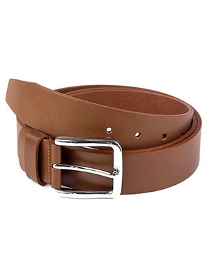  wide belt in light brown leather  - 10423 - € 24.75