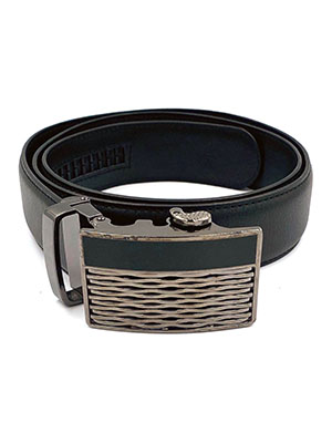 Black smooth leather belt - 10424 - € 21.37