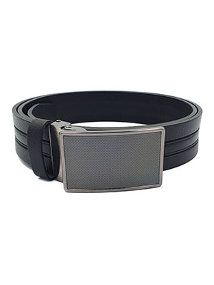 Belt in black with metal plate - 10427 - € 24.75