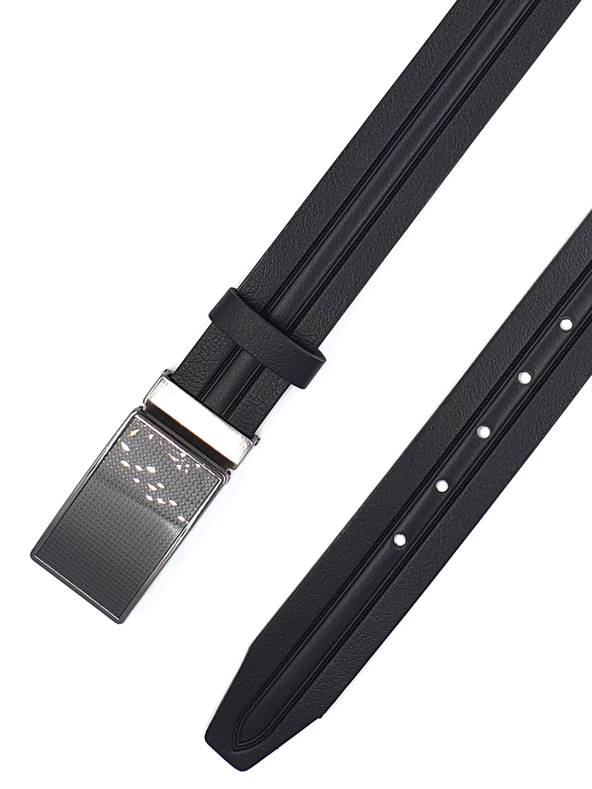 Belt in black with metal plate - 10427 - € 24.75 img3