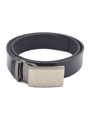 Belt with black metal plate - 10433 - € 24.75