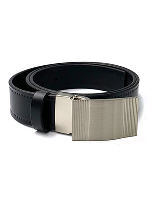 Black belt with metal plate - 10444 - € 10.12