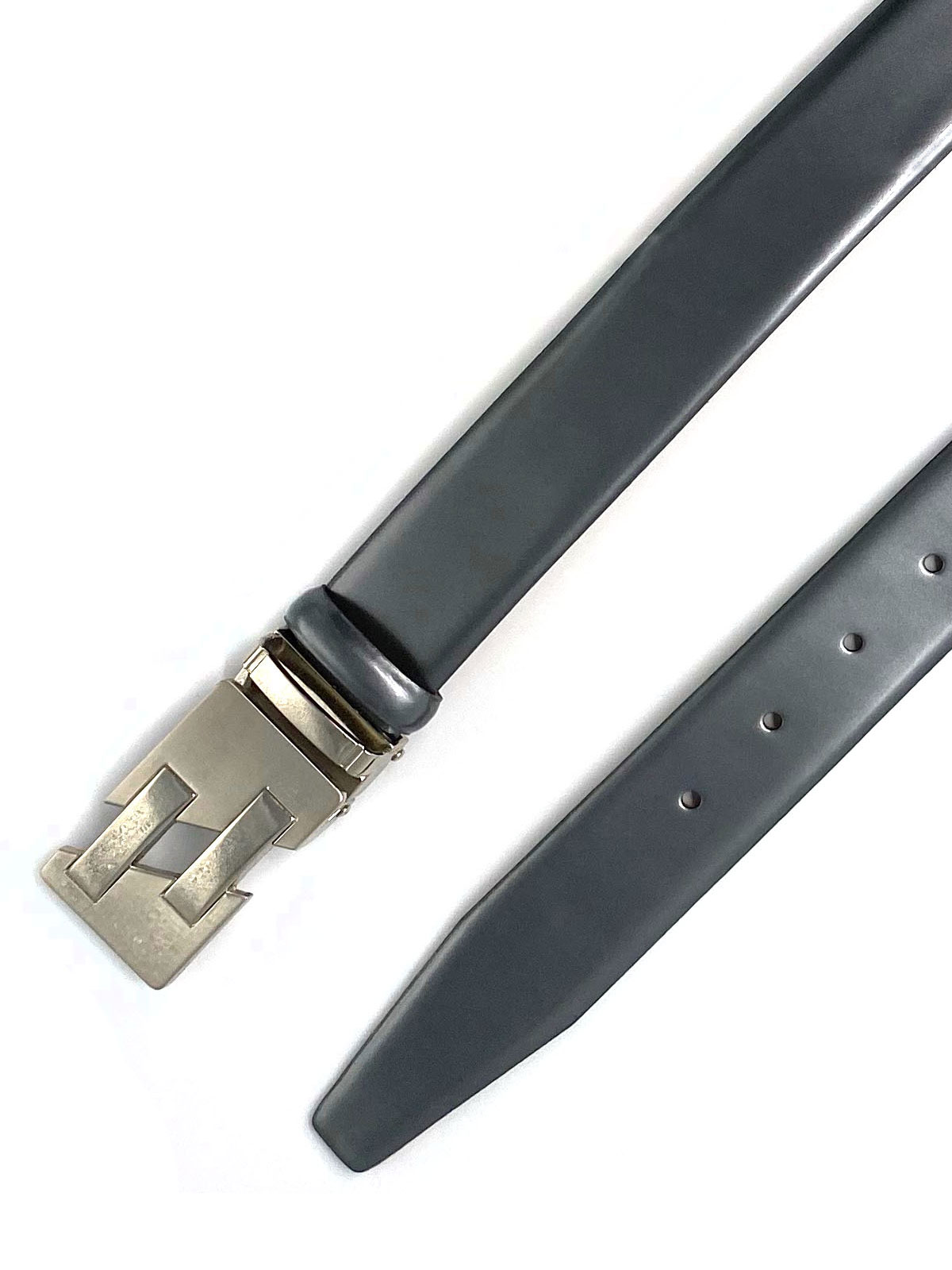 Gray leather belt - 10446 - € 10.12 img3