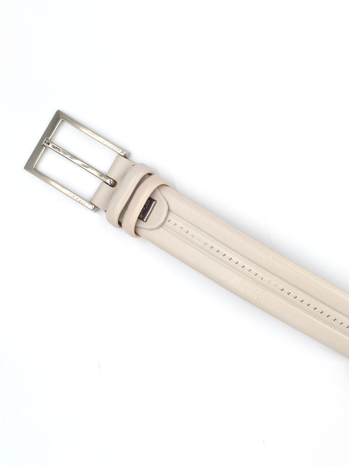 Mens leather belt in beige color - 10458 - € 24.75 img3