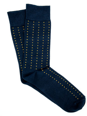  κάλτσες με ρίγες από καφέ τετράγωνα  - 10526 - € 3.94