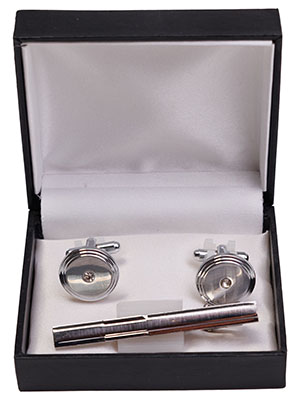 Silver needle set with cuffs - 10551 - € 14.06